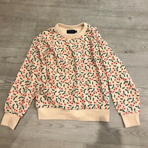 Monoprix Cherry Sweater, Girls Size 12